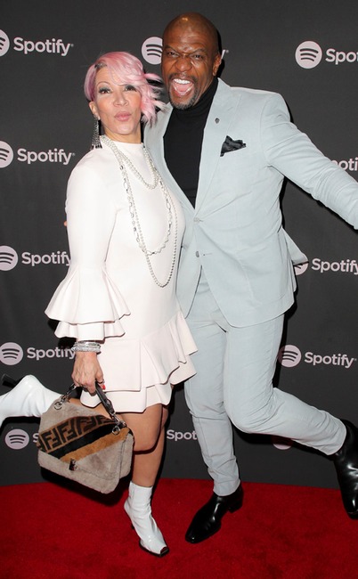 Rebecca Crews, Terry Crews, Spotify Best New Artist 2019 Party, Grammys